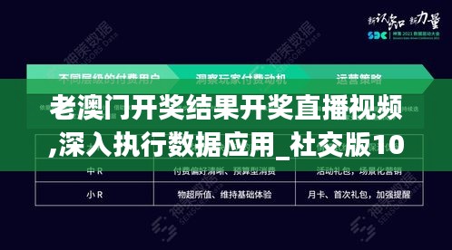老澳門開獎結(jié)果開獎直播視頻,深入執(zhí)行數(shù)據(jù)應用_社交版10.934