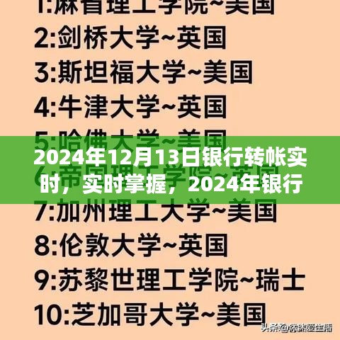 實(shí)時掌握銀行轉(zhuǎn)賬新動態(tài)，2024年銀行轉(zhuǎn)賬實(shí)時轉(zhuǎn)帳指南