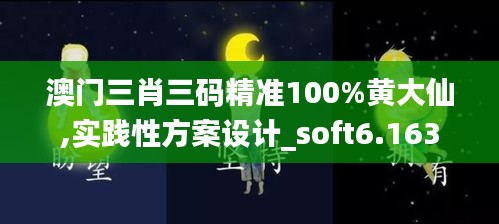 澳門(mén)三肖三碼精準(zhǔn)100%黃大仙,實(shí)踐性方案設(shè)計(jì)_soft6.163