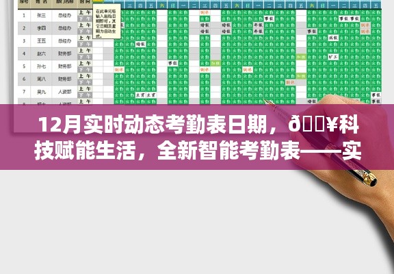 科技賦能生活，實時追蹤動態(tài)考勤表，記錄每一刻動態(tài)！