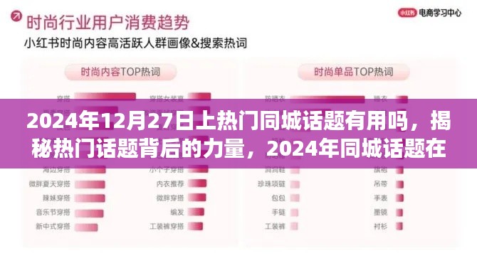 揭秘?zé)衢T(mén)同城話題的力量，小紅書(shū)上2024年同城話題的影響力與機(jī)遇揭秘！