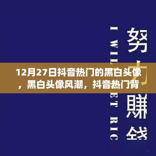 抖音熱門背后的文化現(xiàn)象，黑白頭像風(fēng)潮探析