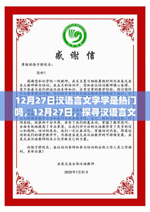 探尋漢語(yǔ)言文字學(xué)的魅力與趨勢(shì)，熱門背后的故事解析