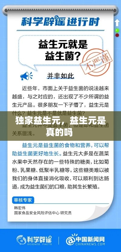 獨家益生元，益生元是真的嗎 