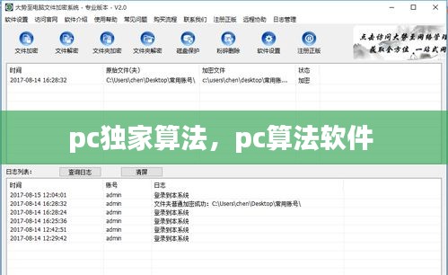 pc獨(dú)家算法，pc算法軟件 