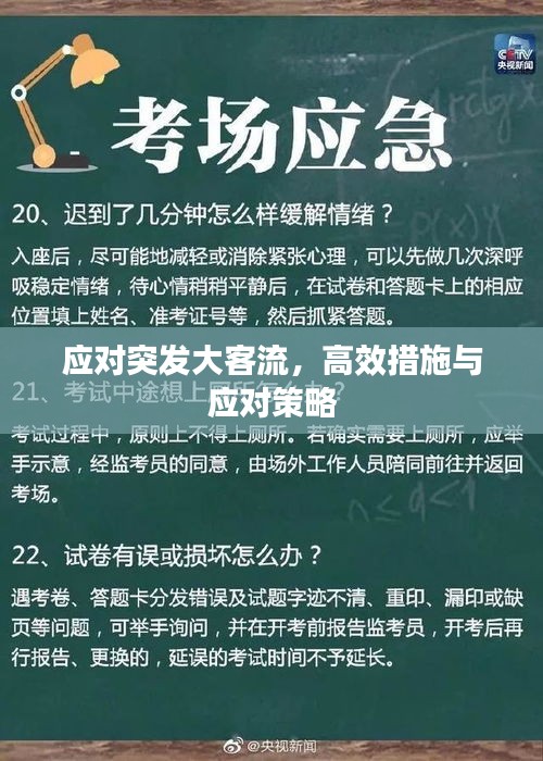 應(yīng)對突發(fā)大客流，高效措施與應(yīng)對策略