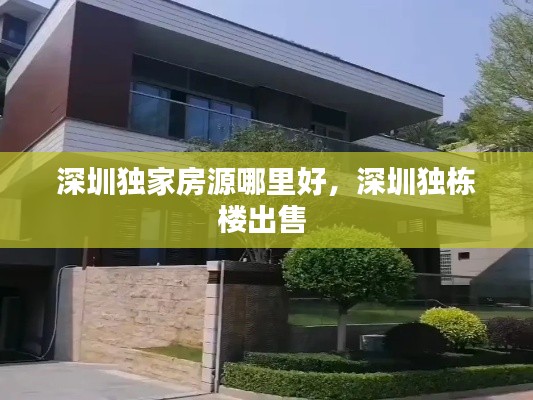 深圳獨(dú)家房源哪里好，深圳獨(dú)棟樓出售 