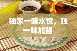 獨家一味水餃，獨一味加盟 