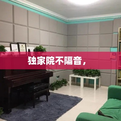 獨(dú)家院不隔音， 