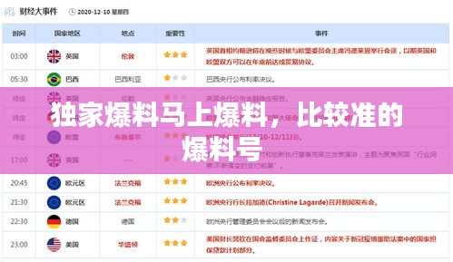 獨家爆料馬上爆料，比較準(zhǔn)的爆料號 