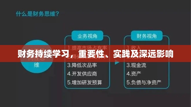 財務持續(xù)學習，重要性、實踐及深遠影響