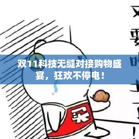 雙11科技無縫對接購物盛宴，狂歡不停電！