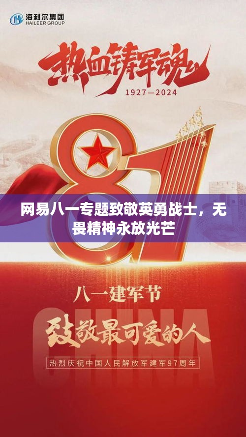 網(wǎng)易八一專題致敬英勇戰(zhàn)士，無畏精神永放光芒