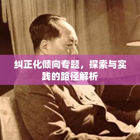 糾正化傾向?qū)ｎ}，探索與實踐的路徑解析