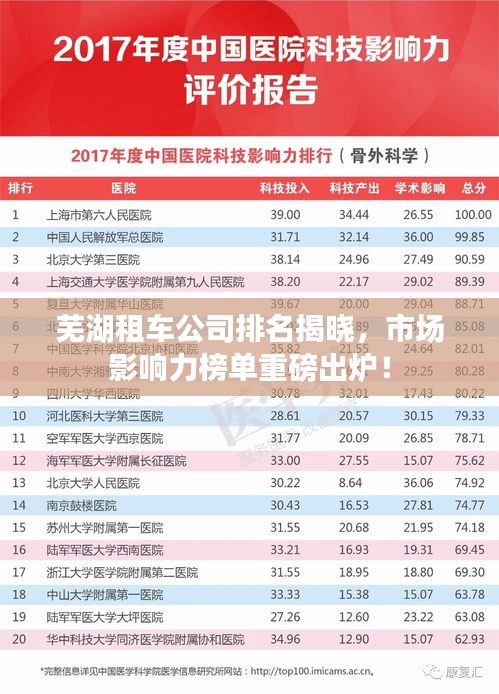 蕪湖租車公司排名揭曉，市場影響力榜單重磅出爐！