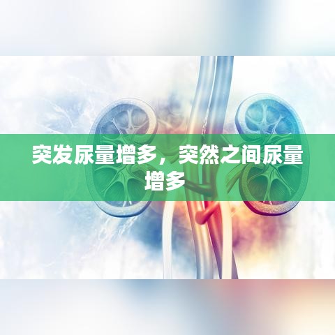 突發(fā)尿量增多，突然之間尿量增多 