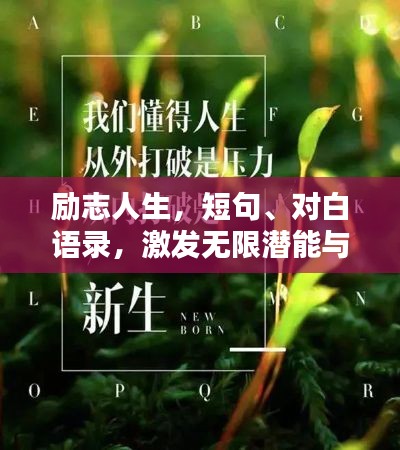勵(lì)志人生，短句、對(duì)白語錄，激發(fā)無限潛能與斗志