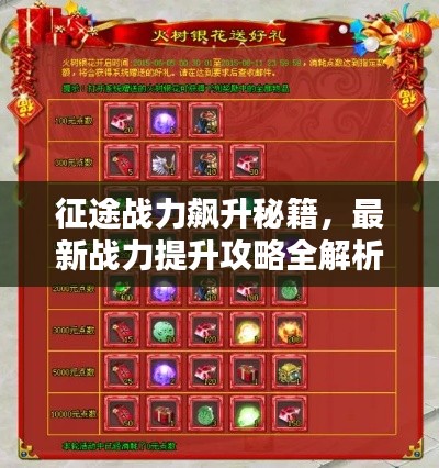 征途戰(zhàn)力飆升秘籍，最新戰(zhàn)力提升攻略全解析