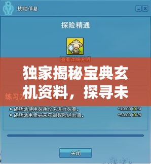 獨家揭秘寶典玄機資料，探尋未知奧秘的關鍵所在
