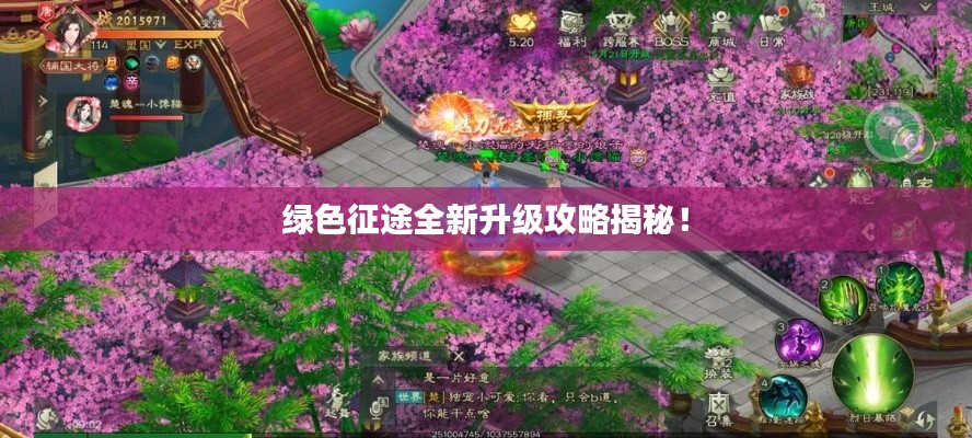 綠色征途全新升級攻略揭秘！