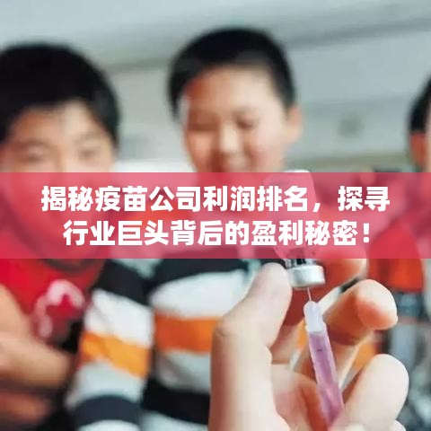 揭秘疫苗公司利潤(rùn)排名，探尋行業(yè)巨頭背后的盈利秘密！