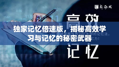 獨(dú)家記憶倍速版，揭秘高效學(xué)習(xí)與記憶的秘密武器