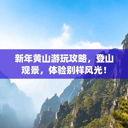 新年黃山游玩攻略，登山觀景，體驗別樣風(fēng)光！