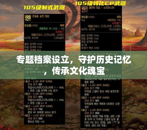 專題檔案設(shè)立，守護歷史記憶，傳承文化魂寶