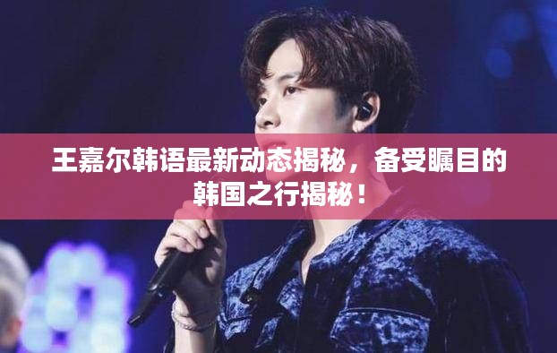 王嘉爾韓語最新動態(tài)揭秘，備受矚目的韓國之行揭秘！