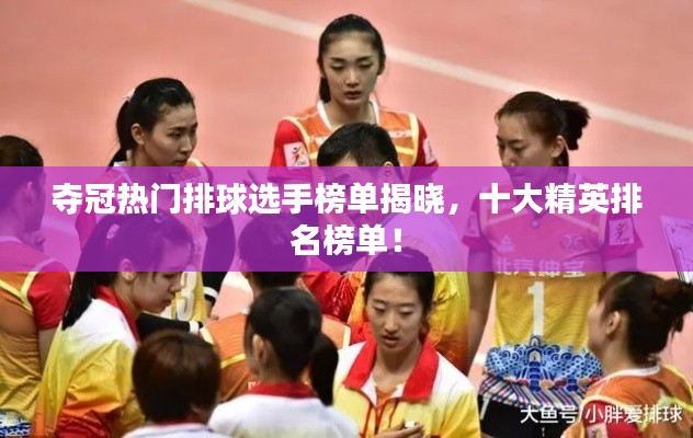 奪冠熱門排球選手榜單揭曉，十大精英排名榜單！
