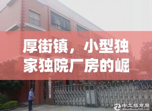厚街鎮(zhèn)，小型獨(dú)家獨(dú)院廠房的崛起與繁榮