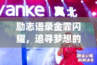 勵(lì)志語(yǔ)錄金霏閃耀，追尋夢(mèng)想的璀璨星光之路