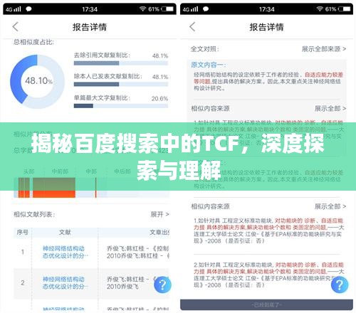 揭秘百度搜索中的TCF，深度探索與理解