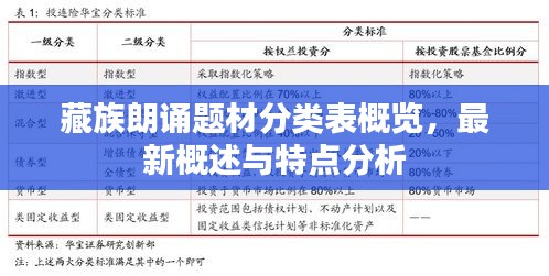 藏族朗誦題材分類表概覽，最新概述與特點分析