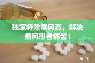 獨(dú)家特效痛風(fēng)藥，解決痛風(fēng)患者痛苦！