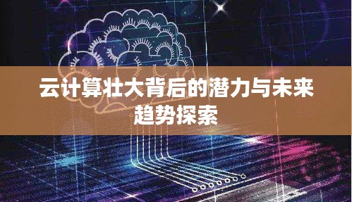 云計(jì)算壯大背后的潛力與未來趨勢探索
