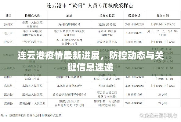連云港疫情最新進(jìn)展，防控動(dòng)態(tài)與關(guān)鍵信息速遞