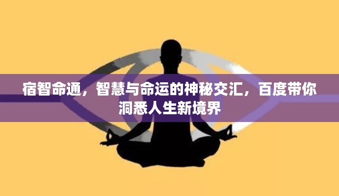 宿智命通，智慧與命運(yùn)的神秘交匯，百度帶你洞悉人生新境界