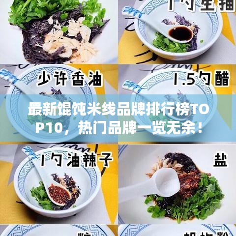 最新餛飩米線品牌排行榜TOP10，熱門品牌一覽無余！