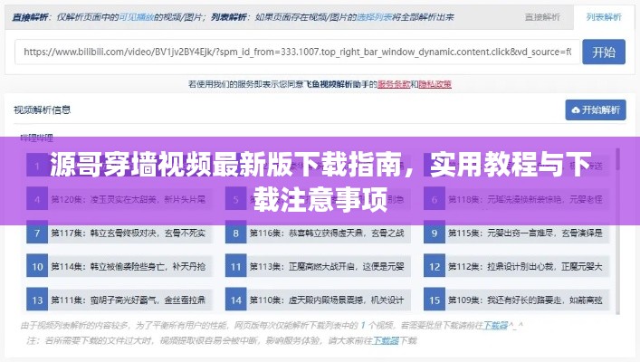 源哥穿墻視頻最新版下載指南，實用教程與下載注意事項