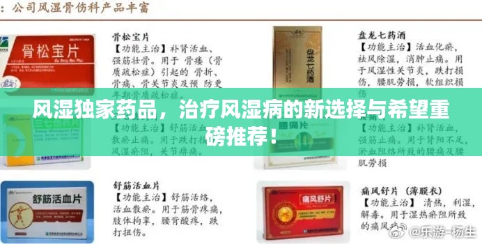 風(fēng)濕獨(dú)家藥品，治療風(fēng)濕病的新選擇與希望重磅推薦！