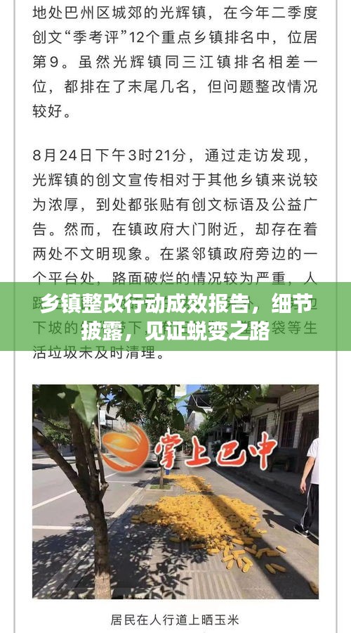 鄉(xiāng)鎮(zhèn)整改行動(dòng)成效報(bào)告，細(xì)節(jié)披露，見(jiàn)證蛻變之路