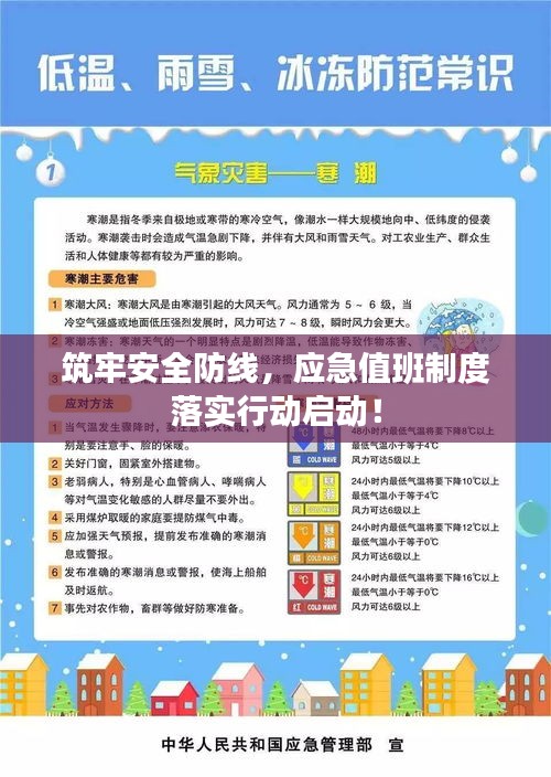 筑牢安全防線，應(yīng)急值班制度落實行動啟動！