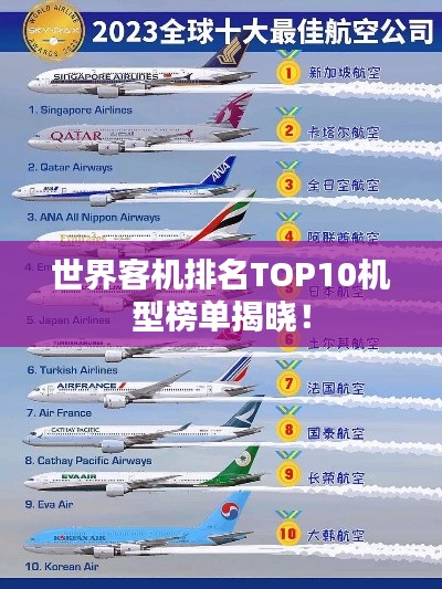 世界客機排名TOP10機型榜單揭曉！